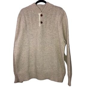 LONDON FOG Outdoors Unlimited Mens Shawl Neck Knit Sweater Size Big 2X